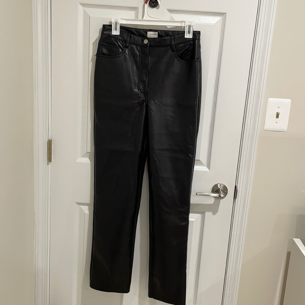 Aritzia Wilfred Melina Faux Leather Pants